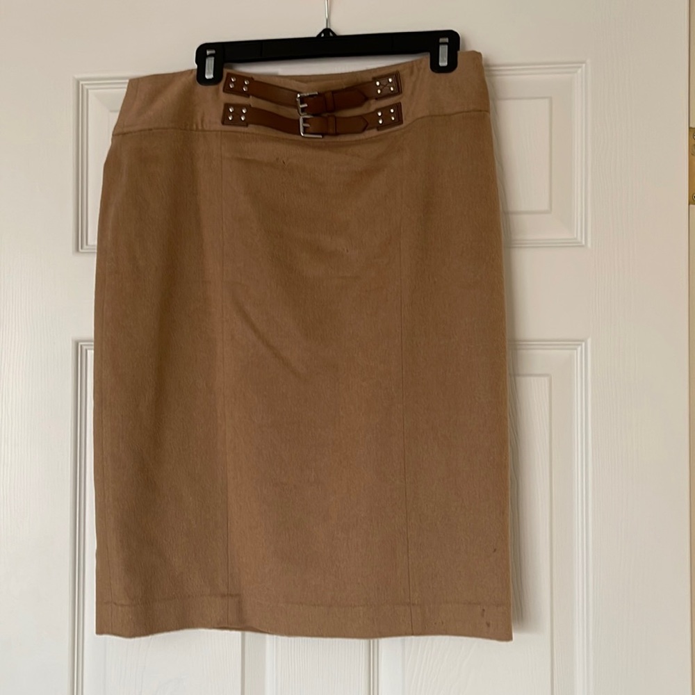 Ralph Lauren Camel Skirt - Black Label